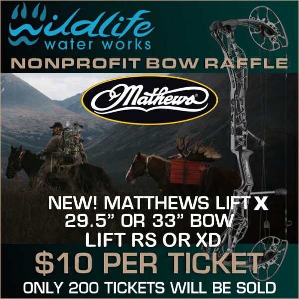 NEW MATHEWS LIFT X- RS OR XD Bow Raffle