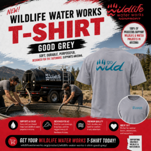 Wildlife Water Works T-Shirt Good Grey