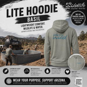 Wildlife Water Works Lite Hoodie Basil