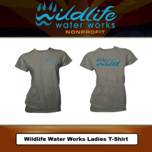 Wildlife Water Works Ladies T-Shirt Stone