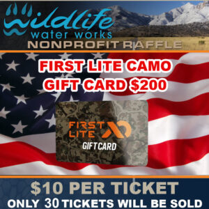 FIRST LITE CAMO $200 Gift Card Raffle GR2621