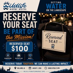 2026 Wildlife Water Works Banquet and RAFFLE Tickets