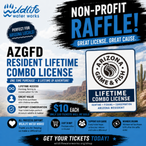 AZGFD Arizona Lifetime Hunting And Fishing License GR26110