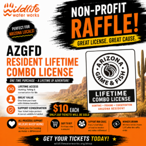 AZGFD Arizona Lifetime Hunting And Fishing License GR26139
