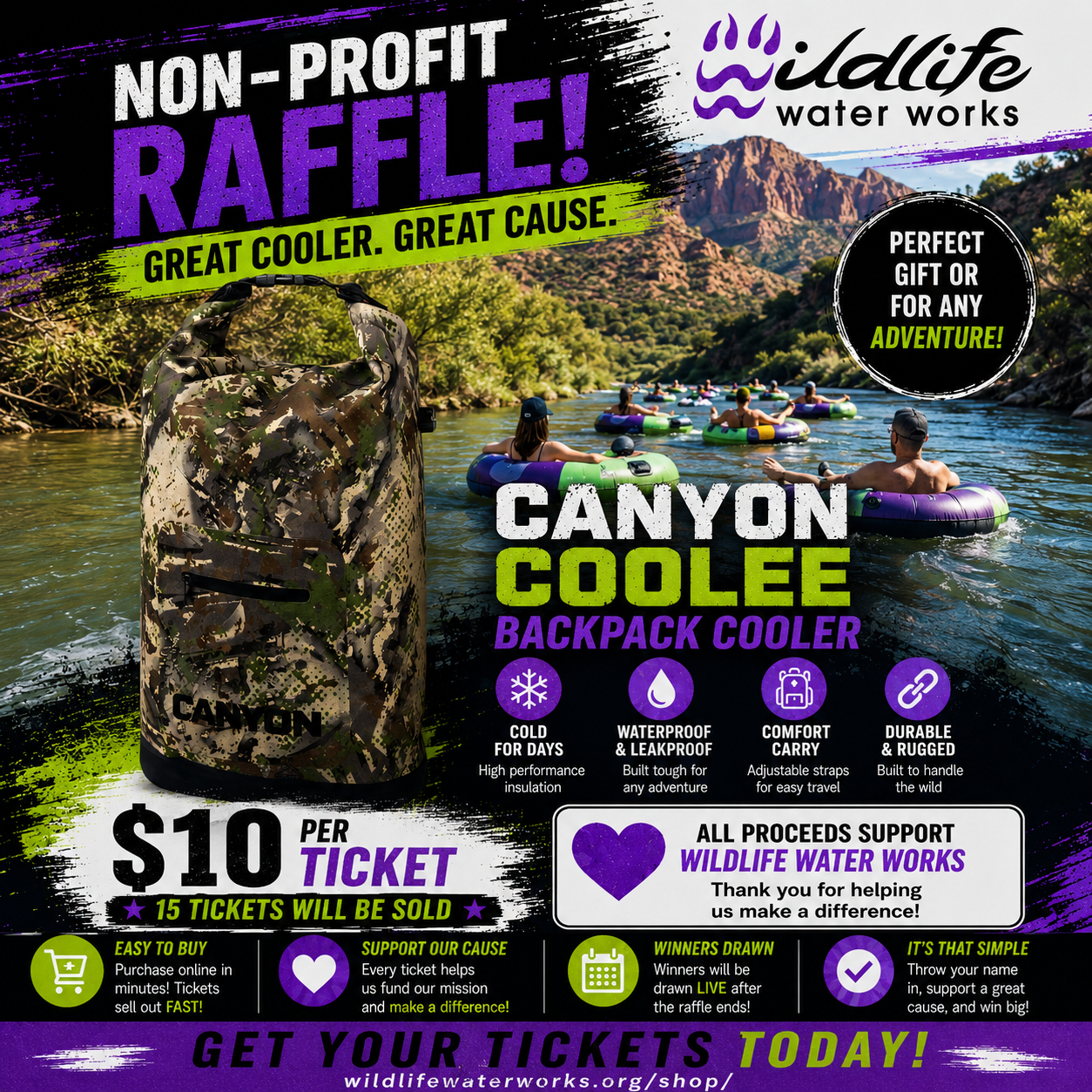 Canyon Cooler Coulee Backpack Raffle GR26136