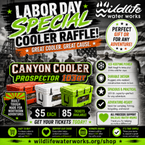 50% OFF! LABOR DAY SPECIAL Canyon Cooler 103 Prospector cooler Raffle GR26128