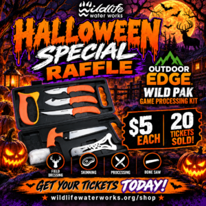 50% OFF! HALLOWEEN SPECIAL Outdoor Edge Wild Pak Game Processing Kit Raffle GR26146